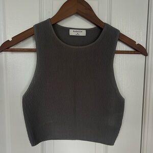 Babaton Dark Gray Sculpt Knit